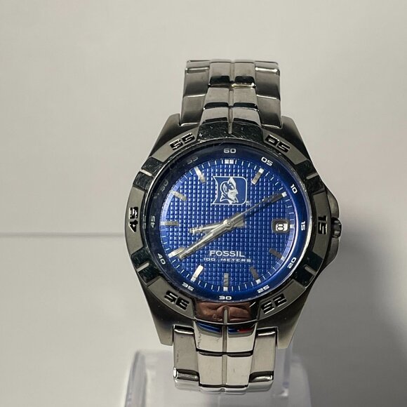 Duke Blue Devils NCAA Stainless-Steel Watch by Fossil NEW (RARE) - Picture 2 of 8
